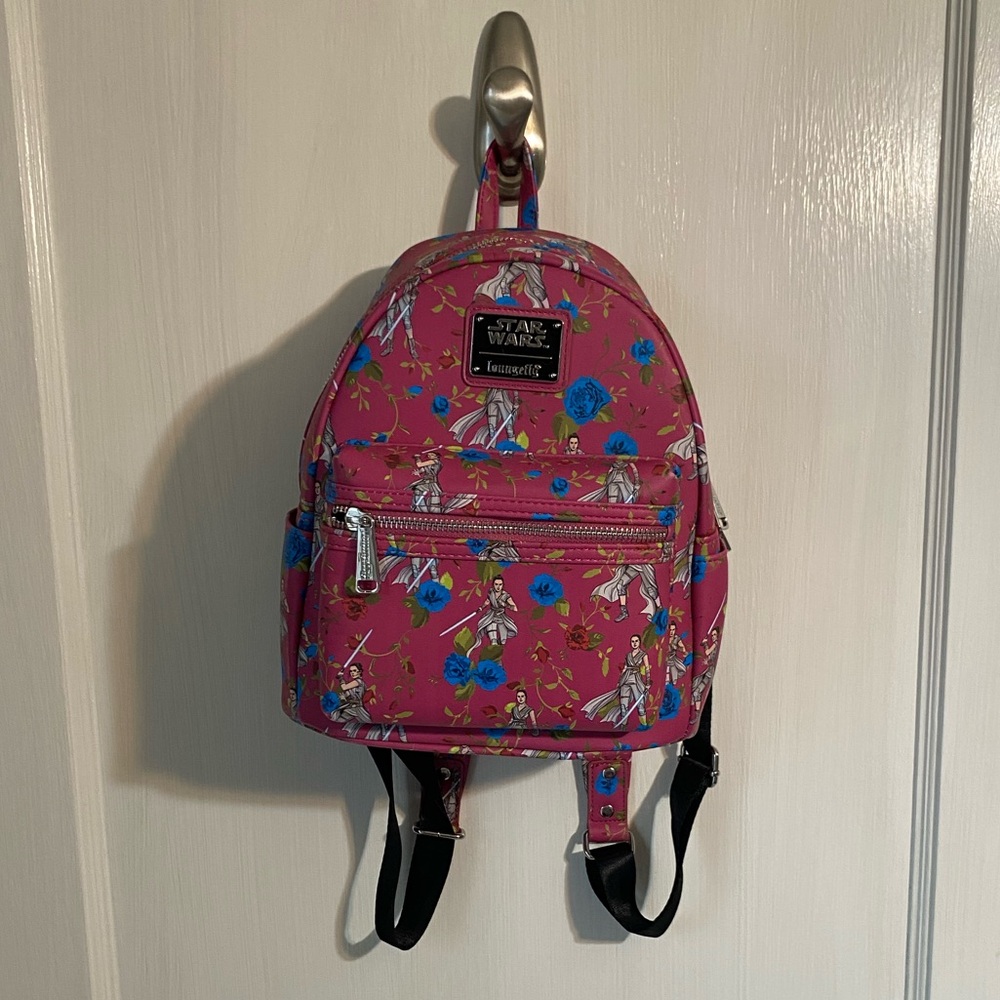 StarWars Loungefly Rey floral backpack